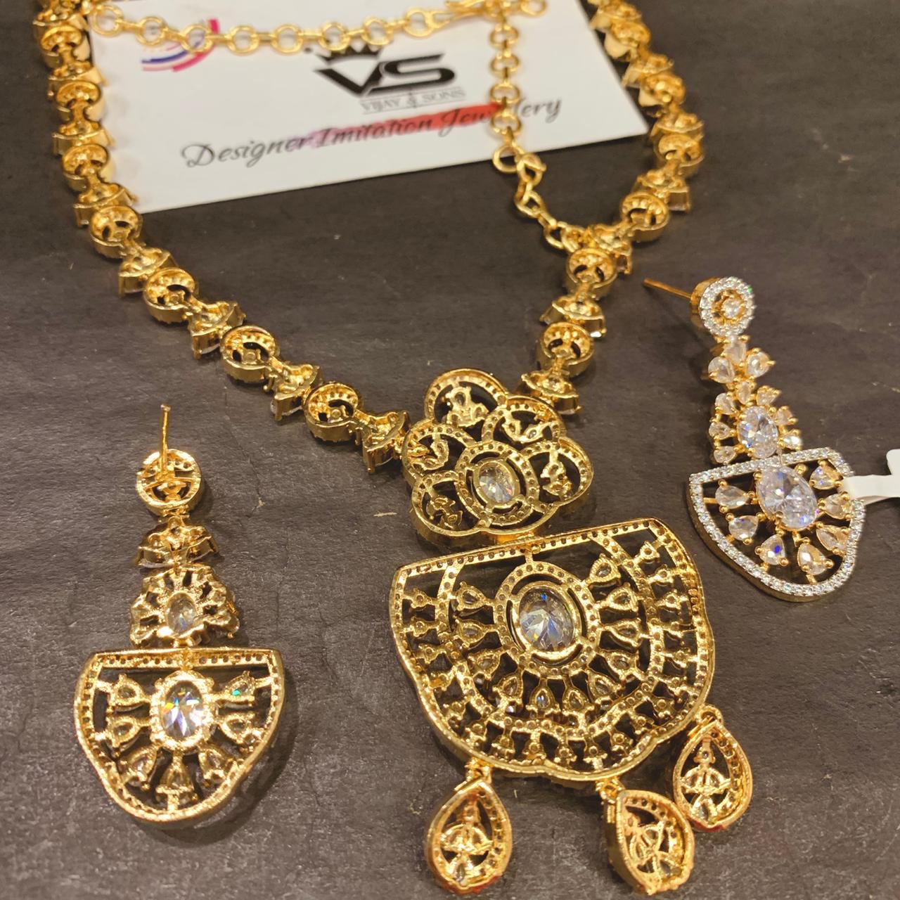 Zircon Necklace Set 3345266