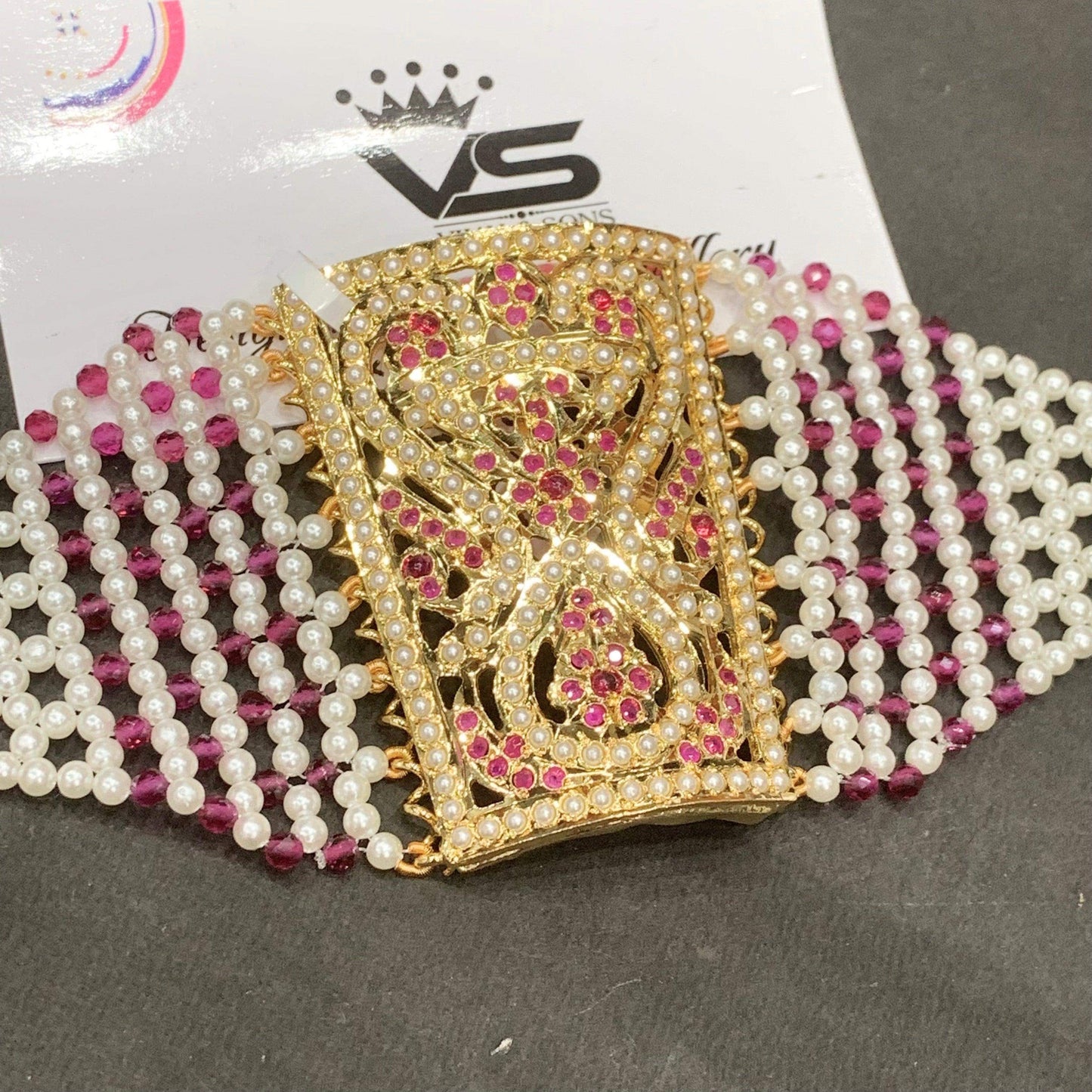 Jadau Bracelets 662555 - Vijay & Sons
