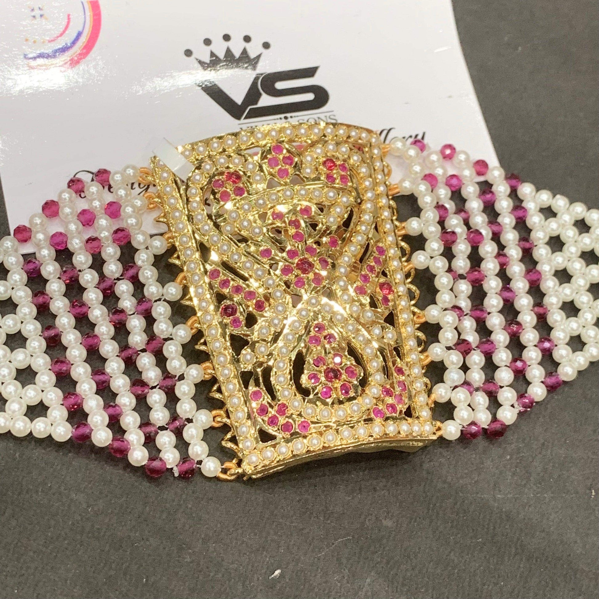 Jadau Bracelets 662555 - Vijay & Sons