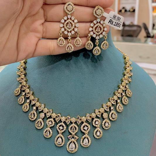 Zircon Necklace set 346363