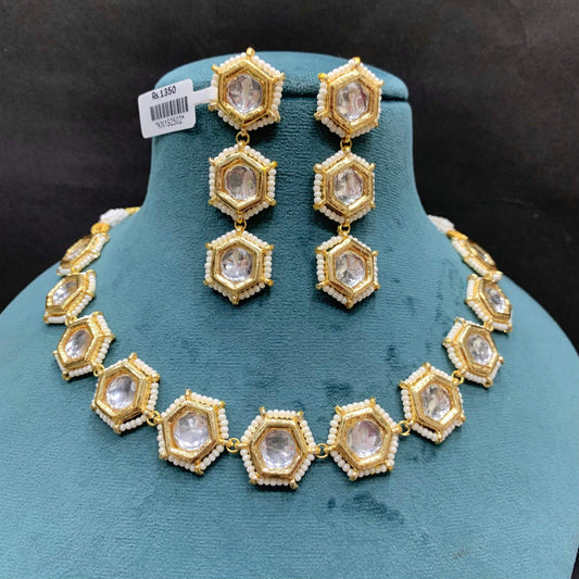 Kundan necklace set6267277 - Vijay & Sons