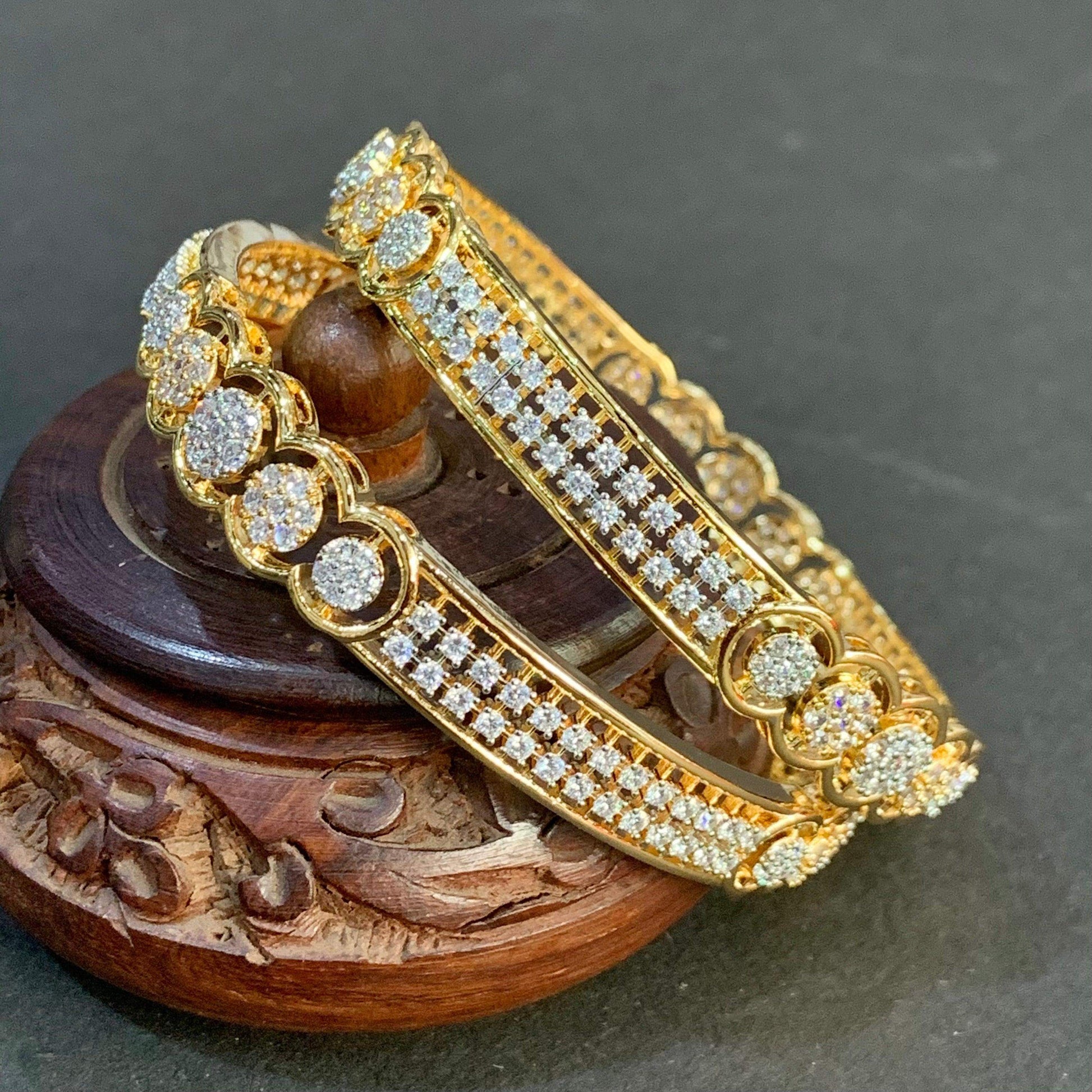 American Diamond Bangles 675456 - Vijay & Sons