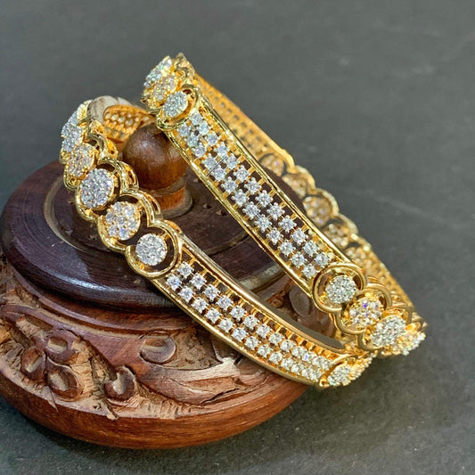 American Diamond Bangles 675456 - Vijay & Sons