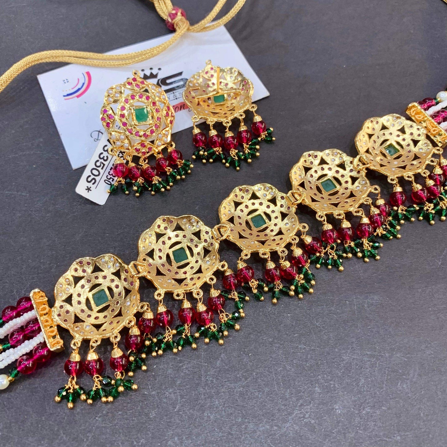 Jadau Necklace Sets 77377830 - Vijay & Sons