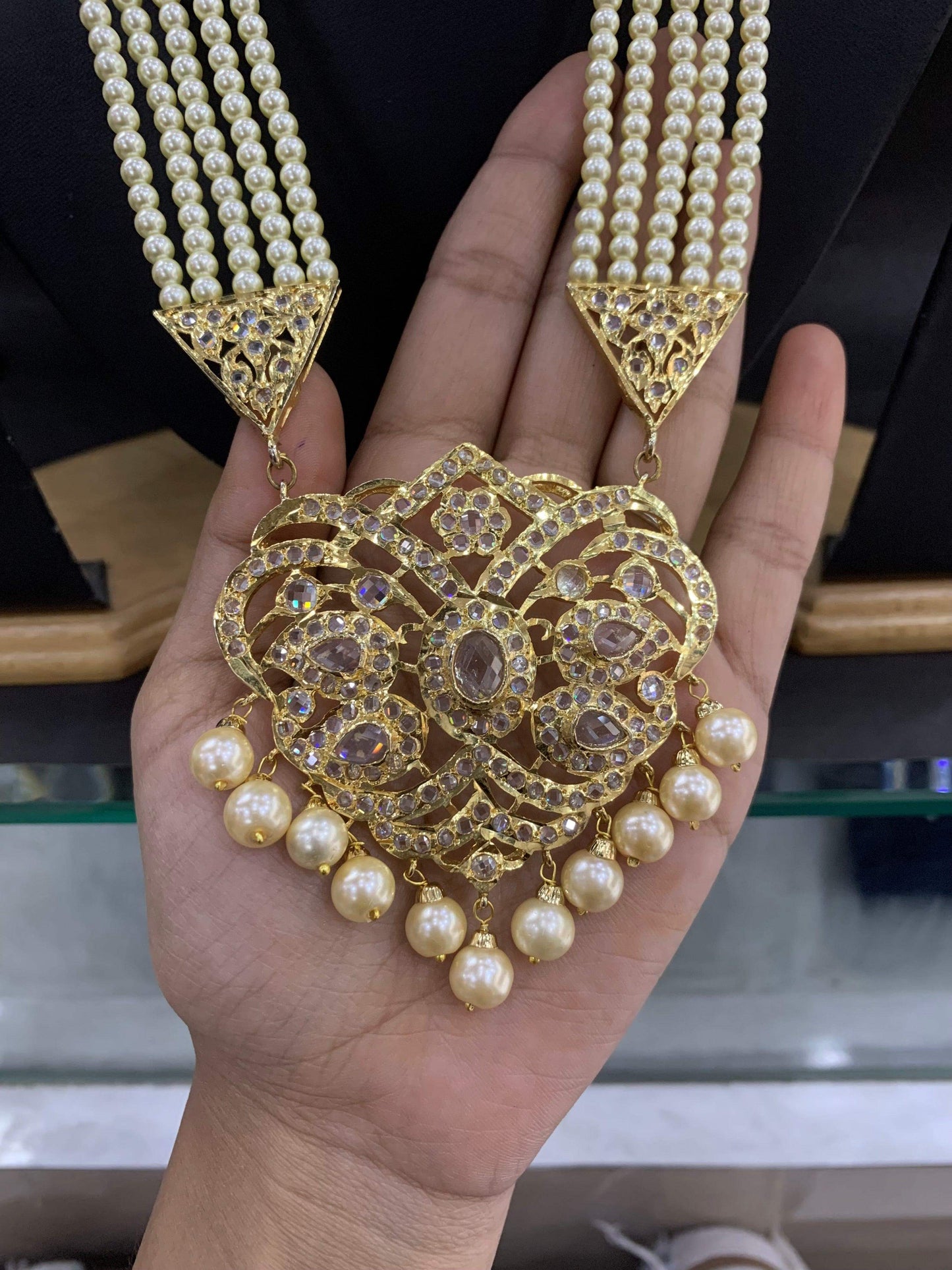 Jadau Rani haar 356444 - Vijay & Sons