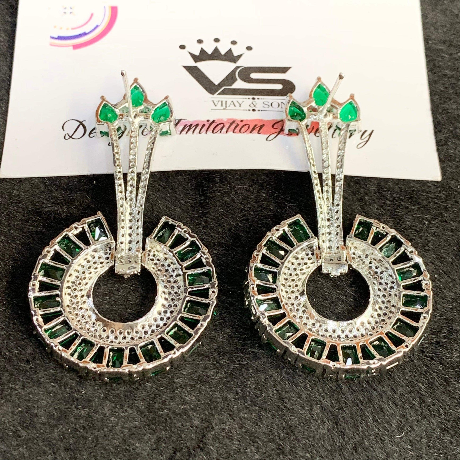 American Diamond Earrings 4543 - Vijay & Sons