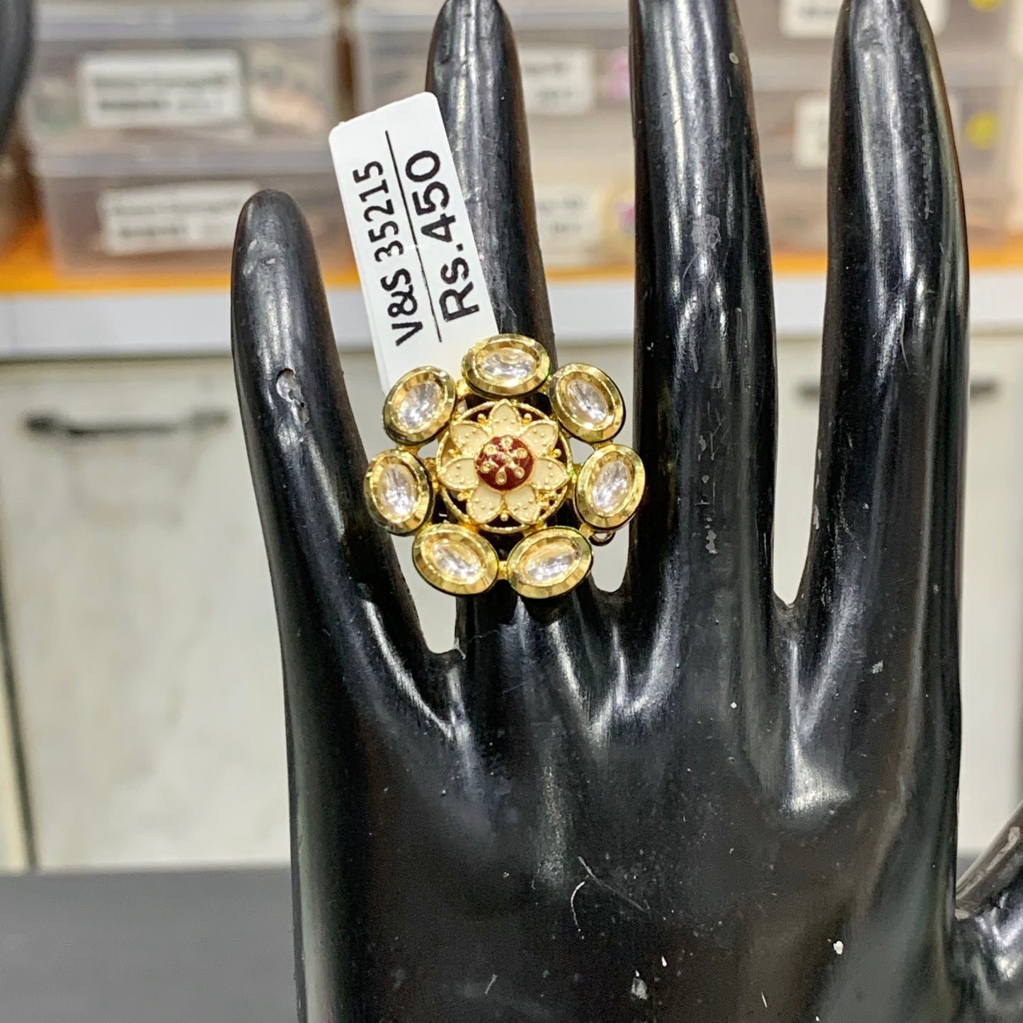 Kundan Ring 4950223