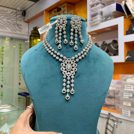 Diamond necklace sets ,0543 - Vijay & Sons