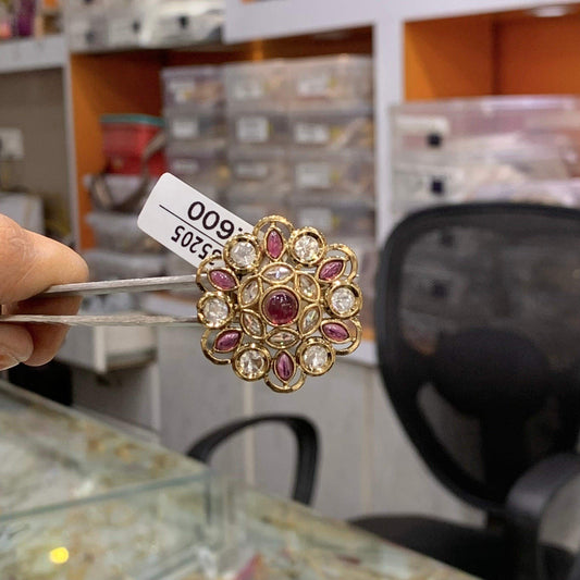 Kundan Ring 495021 - Vijay & Sons