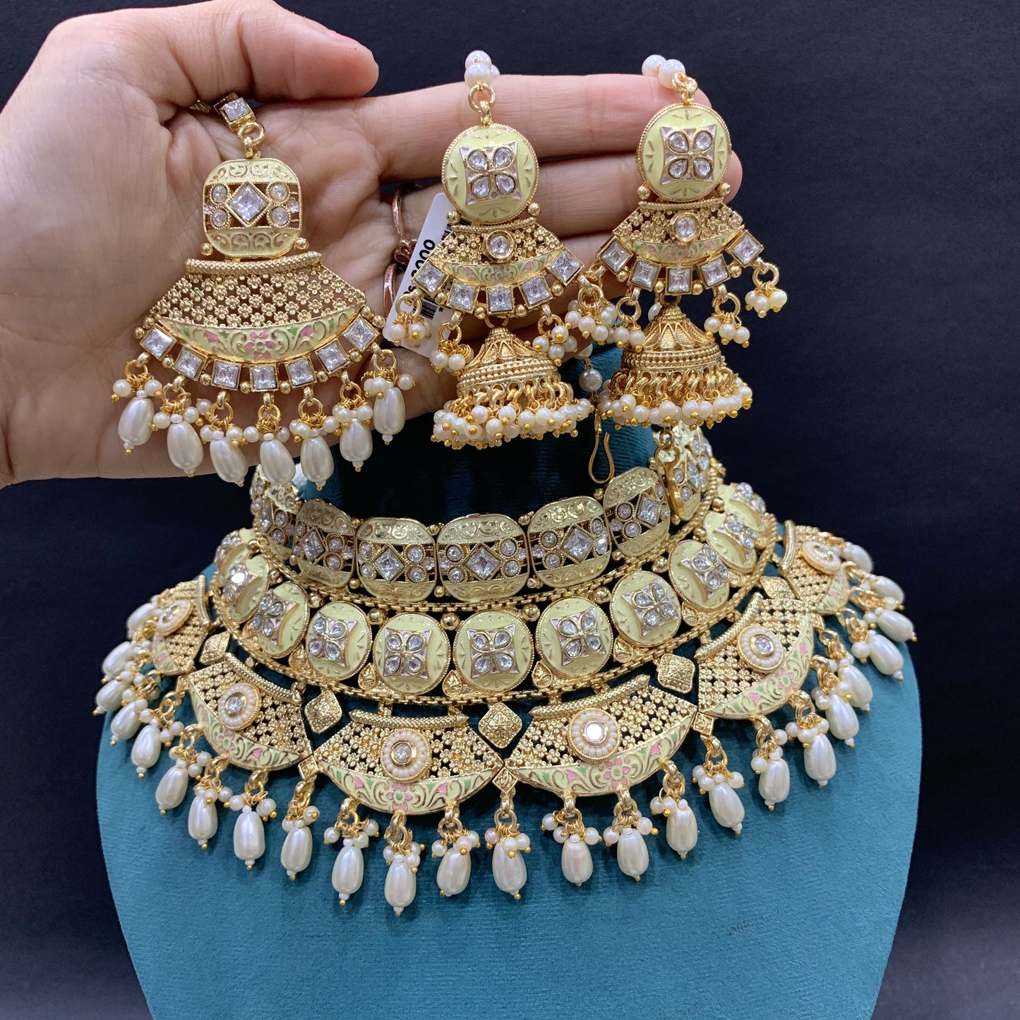 Kundan Necklace sets 467864