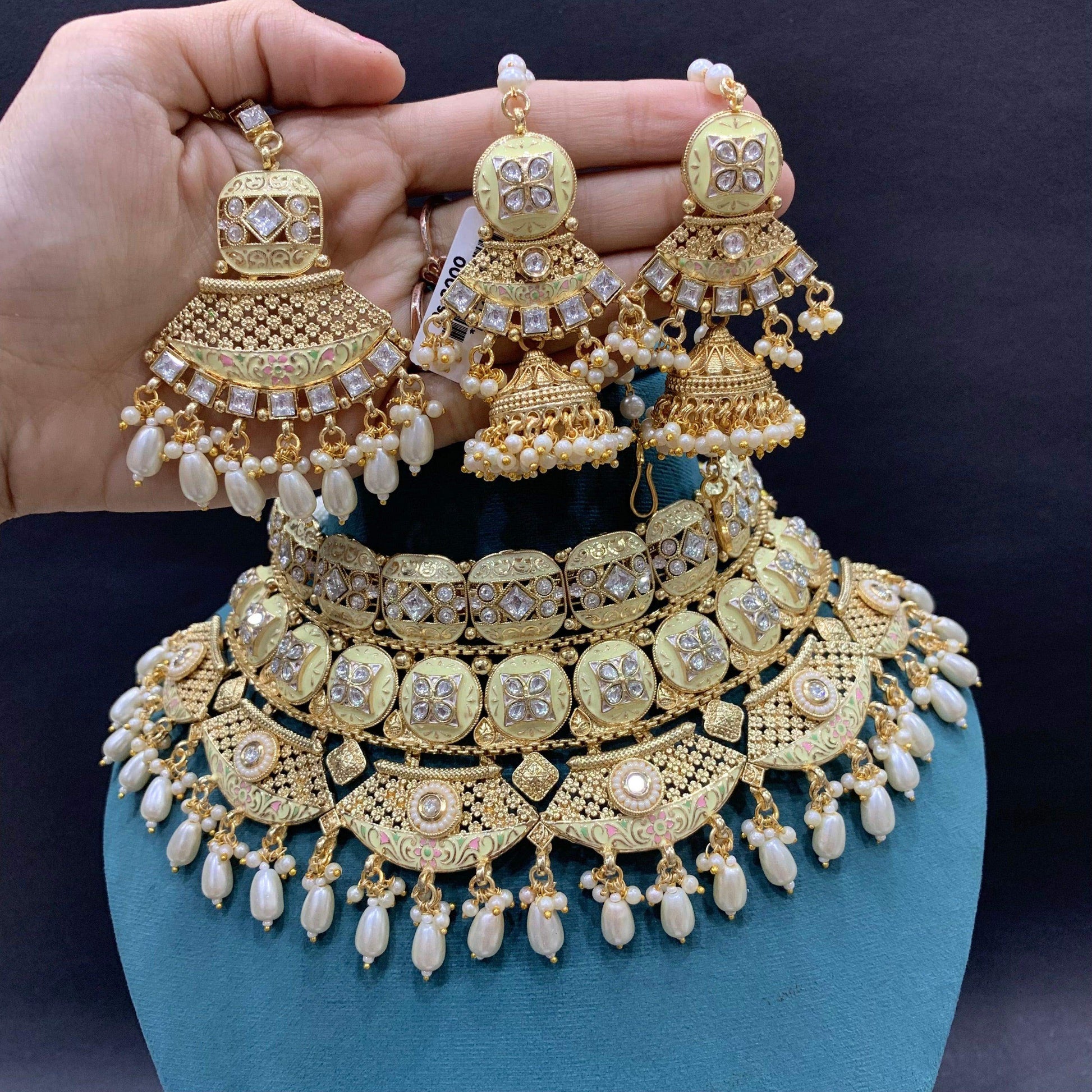Kundan Necklace sets 467864 - Vijay & Sons