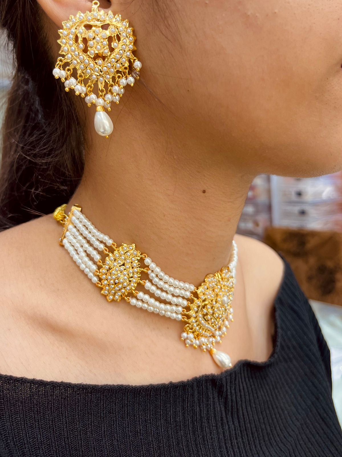 Jadau Necklace Set 67376