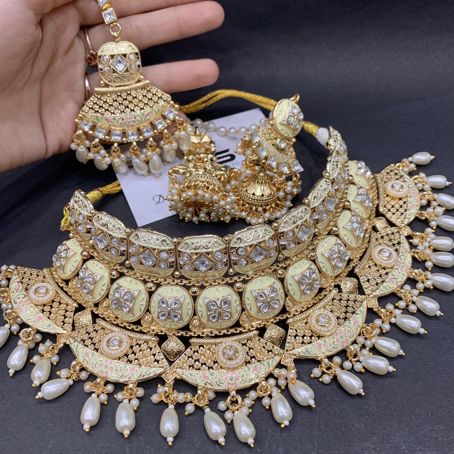 Kundan Necklace sets 467864