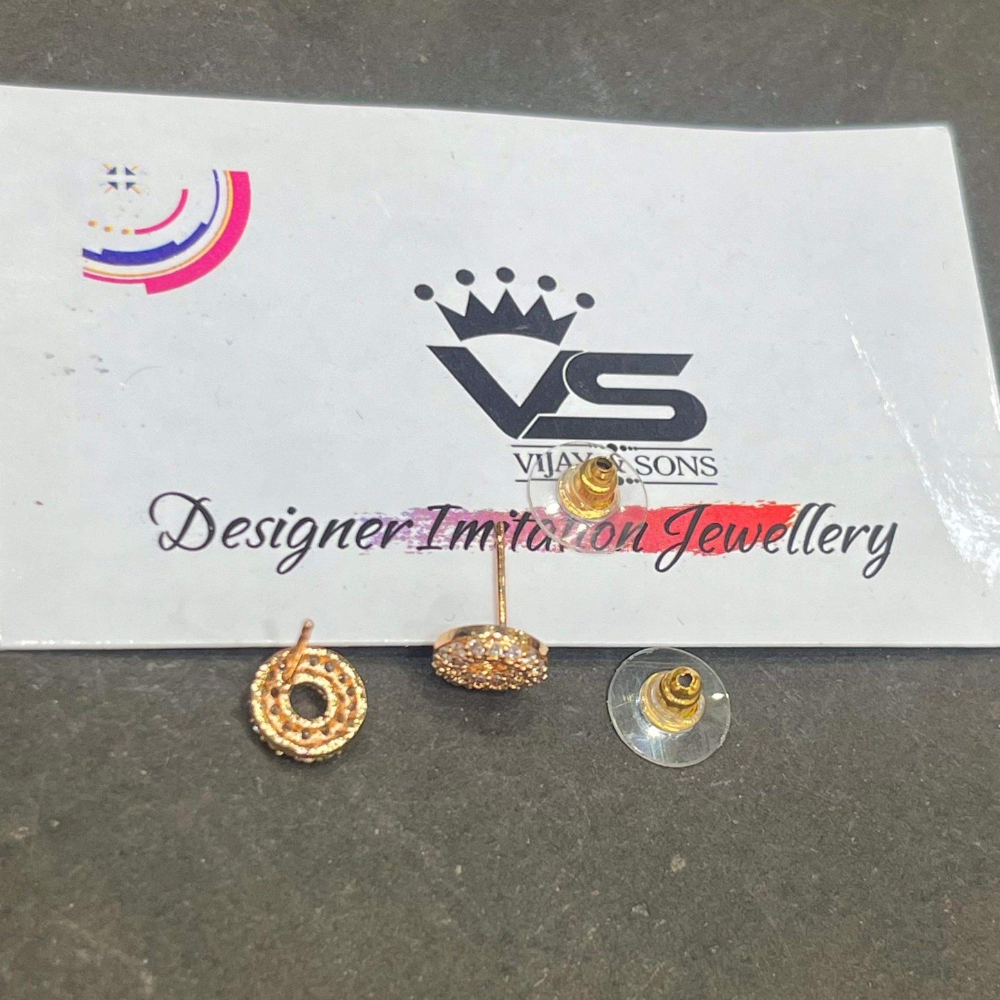 Zircon Earring 453626 - Vijay & Sons