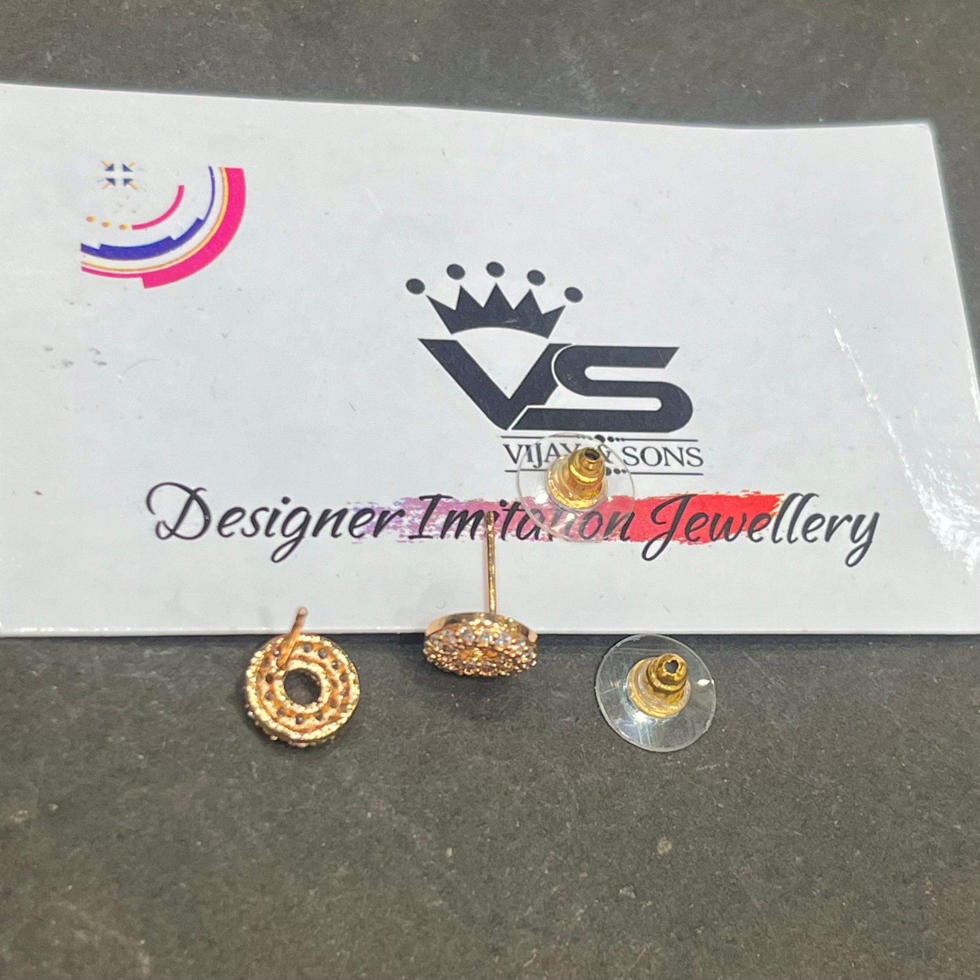 Zircon Earring 453626 - Vijay & Sons