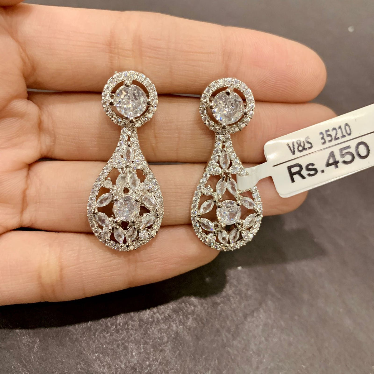 Diamond Earrings 63738