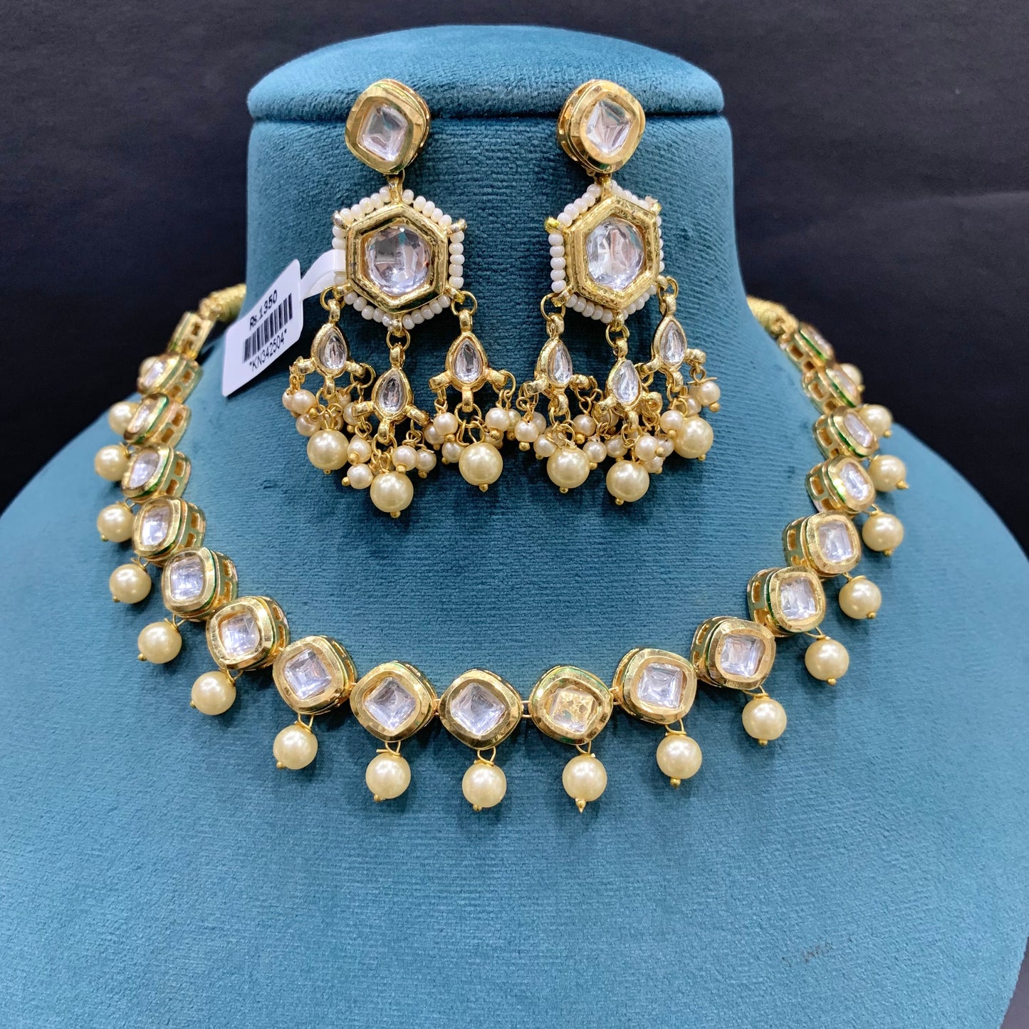 Kundan necklace set
