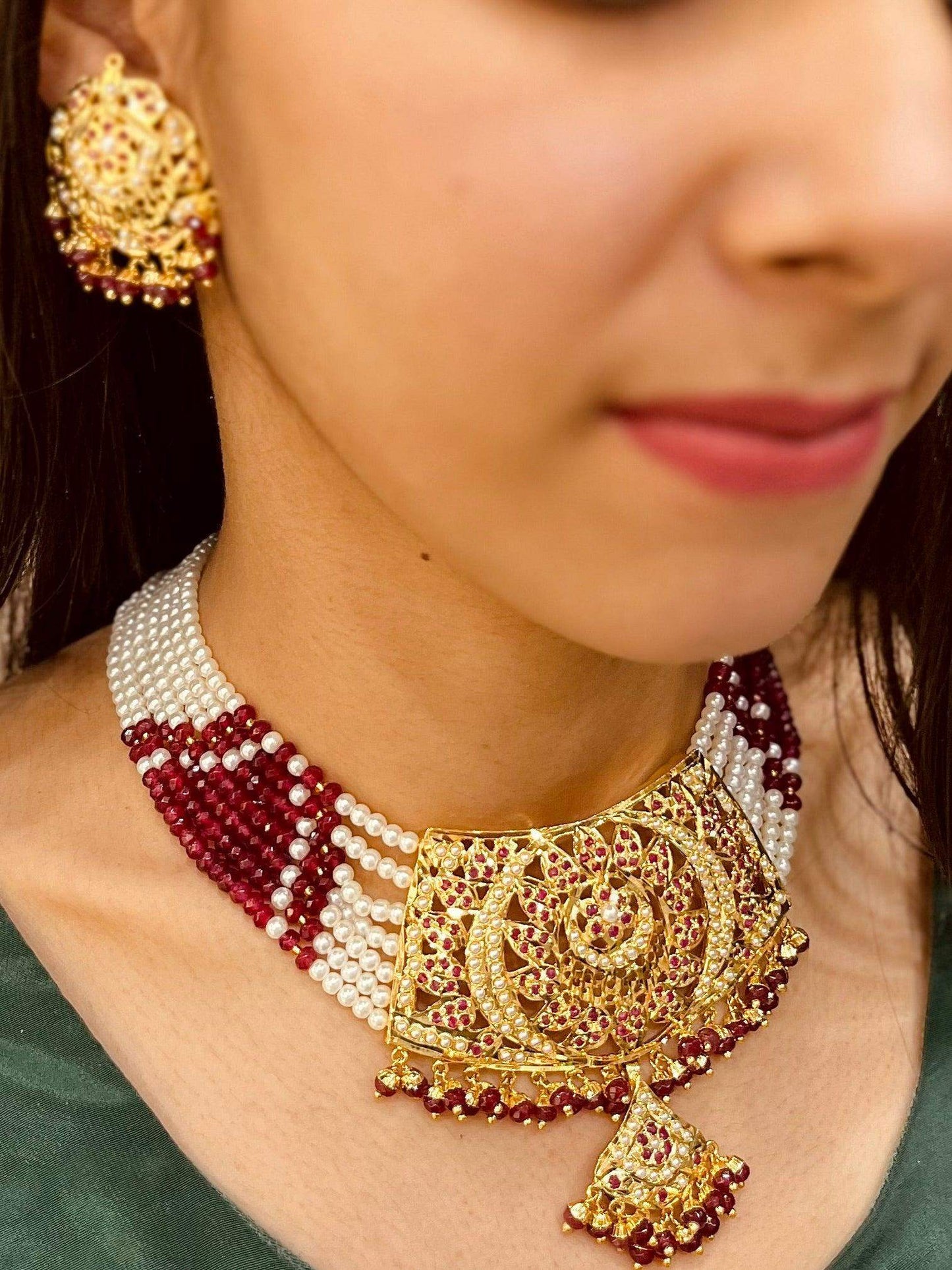 Jadau Necklace Sets 5358987 - Vijay & Sons