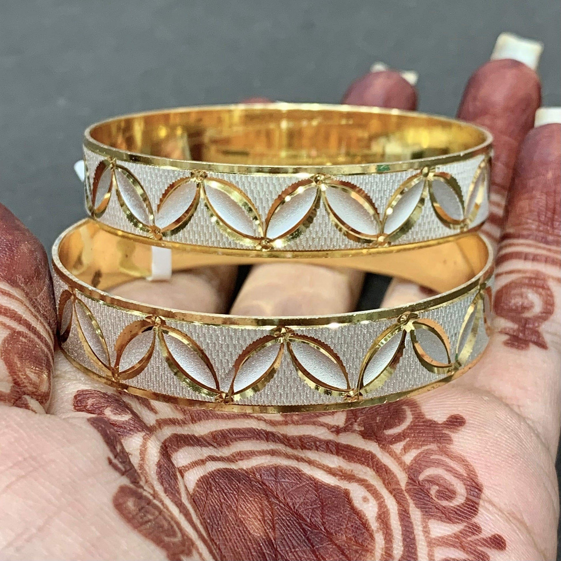 Gold Plated Bangles 673333 - Vijay & Sons