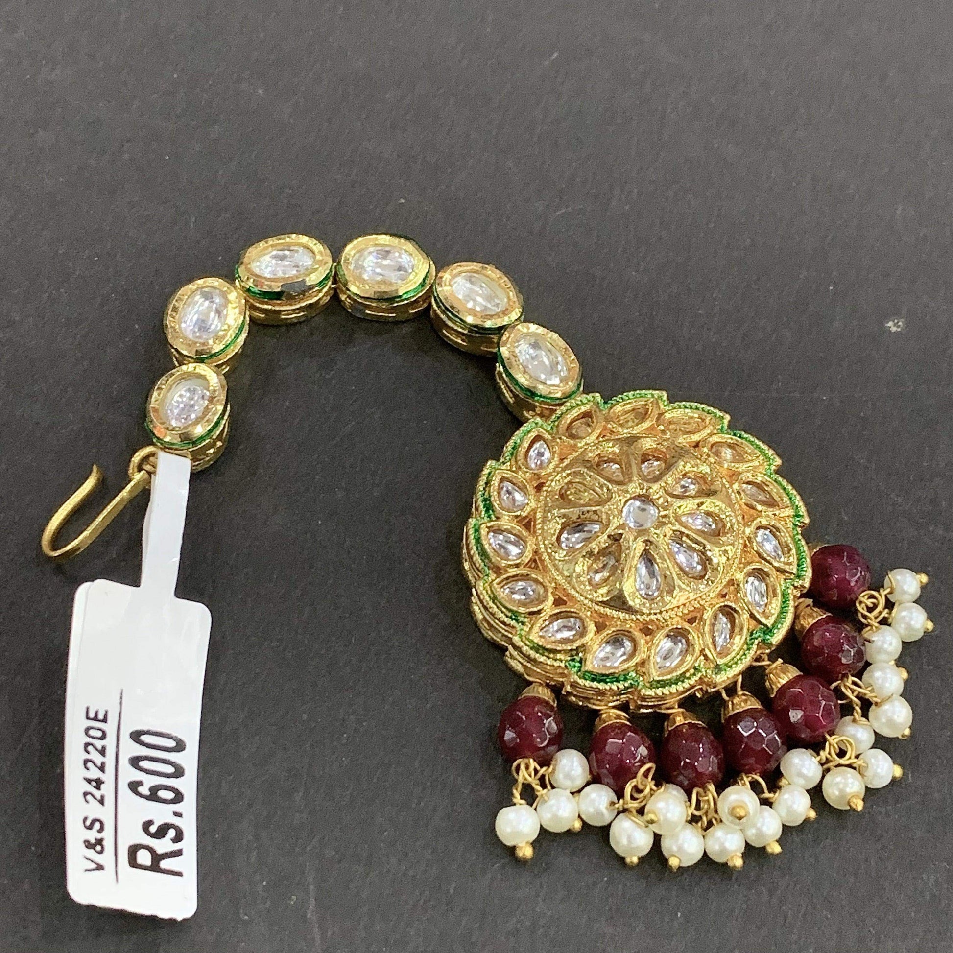 Kundan Maang Tikka 231200 - Vijay & Sons