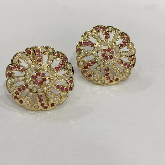 jadau studs 35667 - Vijay & Sons