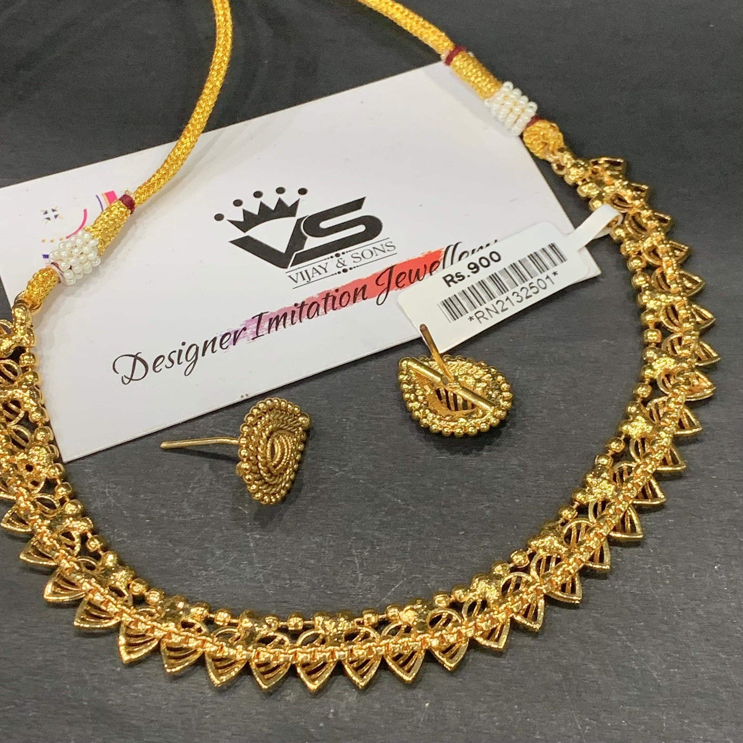 Antique Necklace Set 576456 - Vijay & Sons
