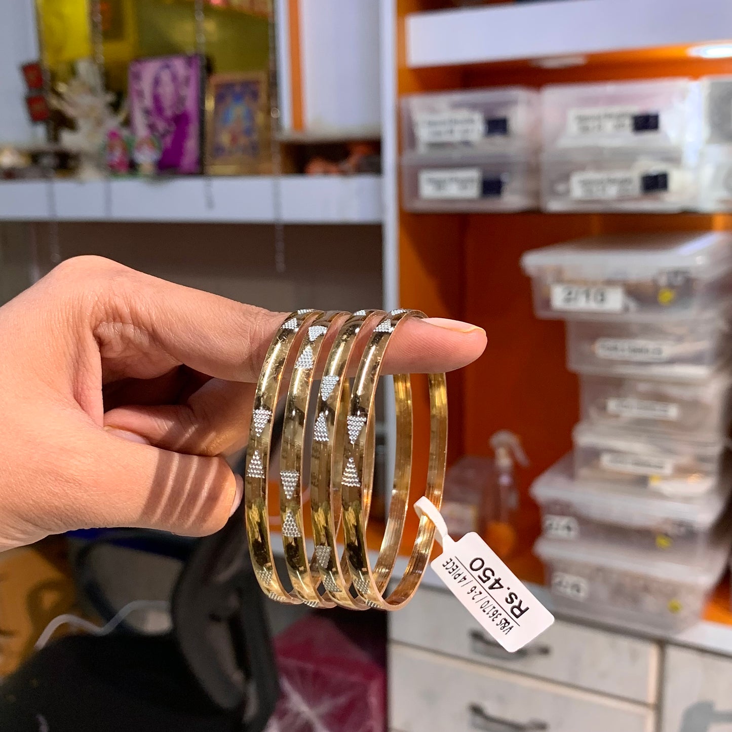 Gold Plated Bangles 4658877