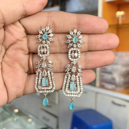 American diamond earrings 564356 - Vijay & Sons