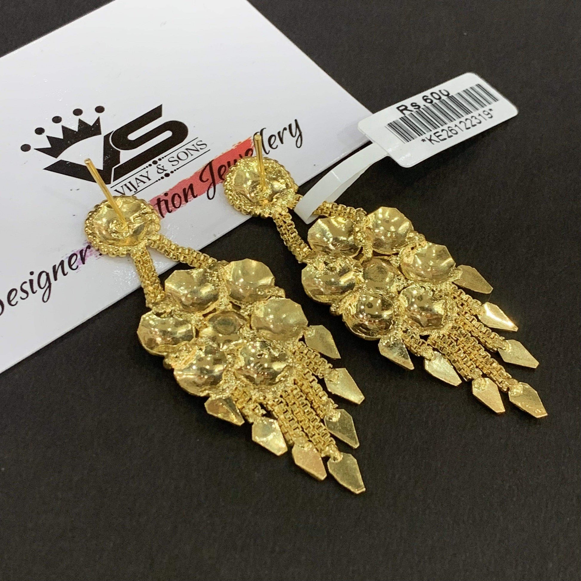 Antique Earrings 45444 - Vijay & Sons