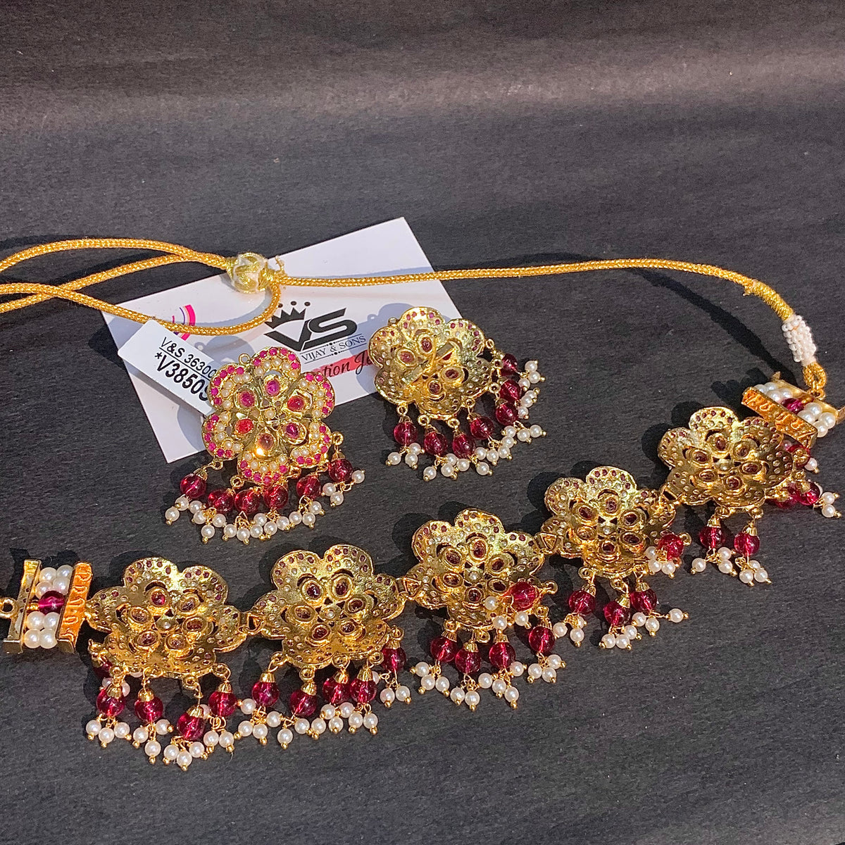 Jadau Necklaces Set 645576556
