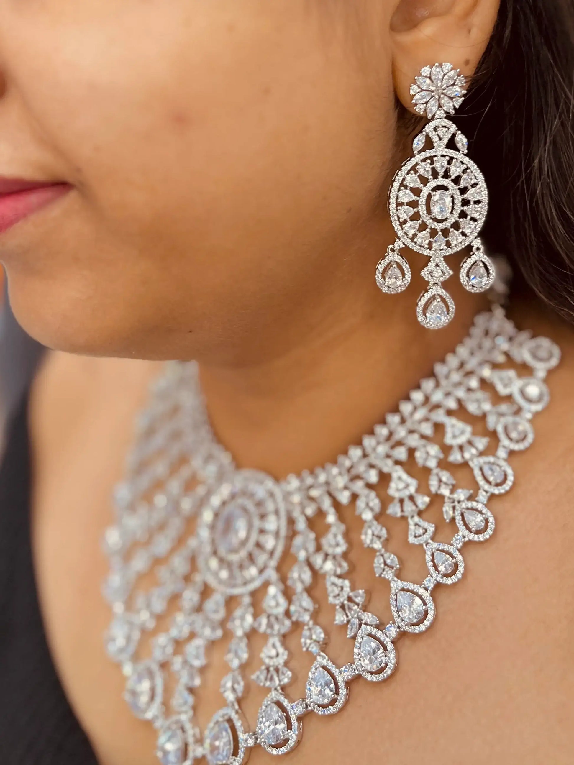 Diamond Necklace 165489 - Vijay & Sons