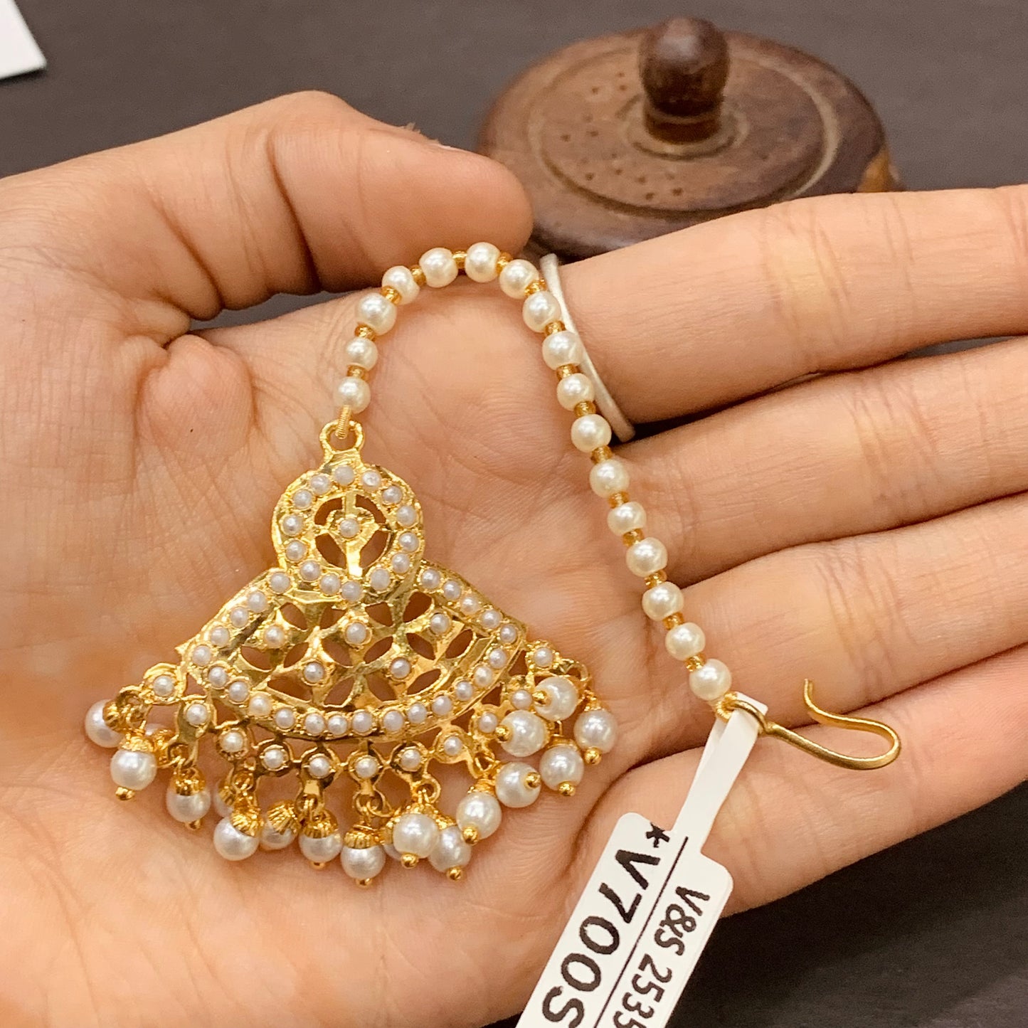 Jadau Maang Tikka 35422