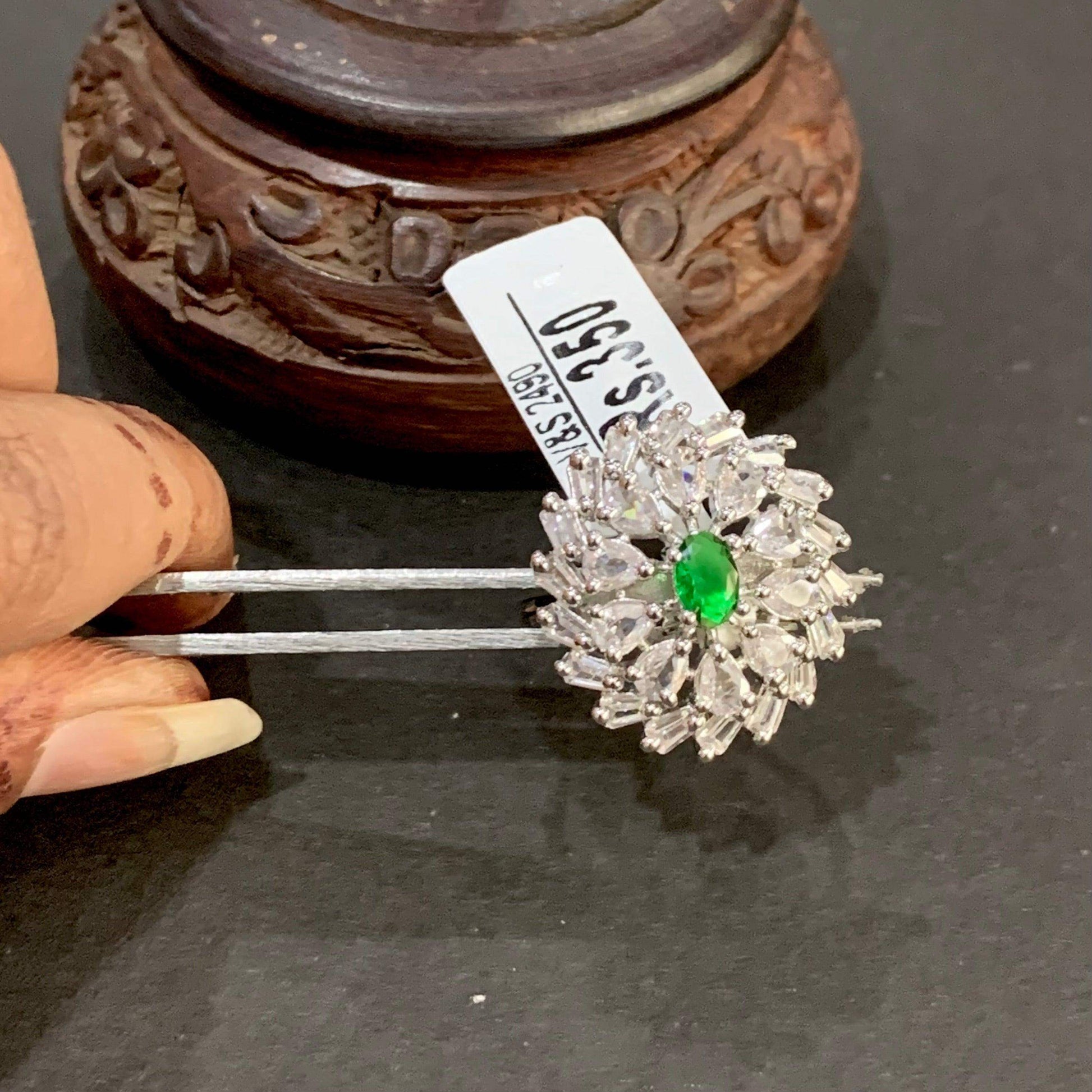 American Zircon Ring 456456 - Vijay & Sons