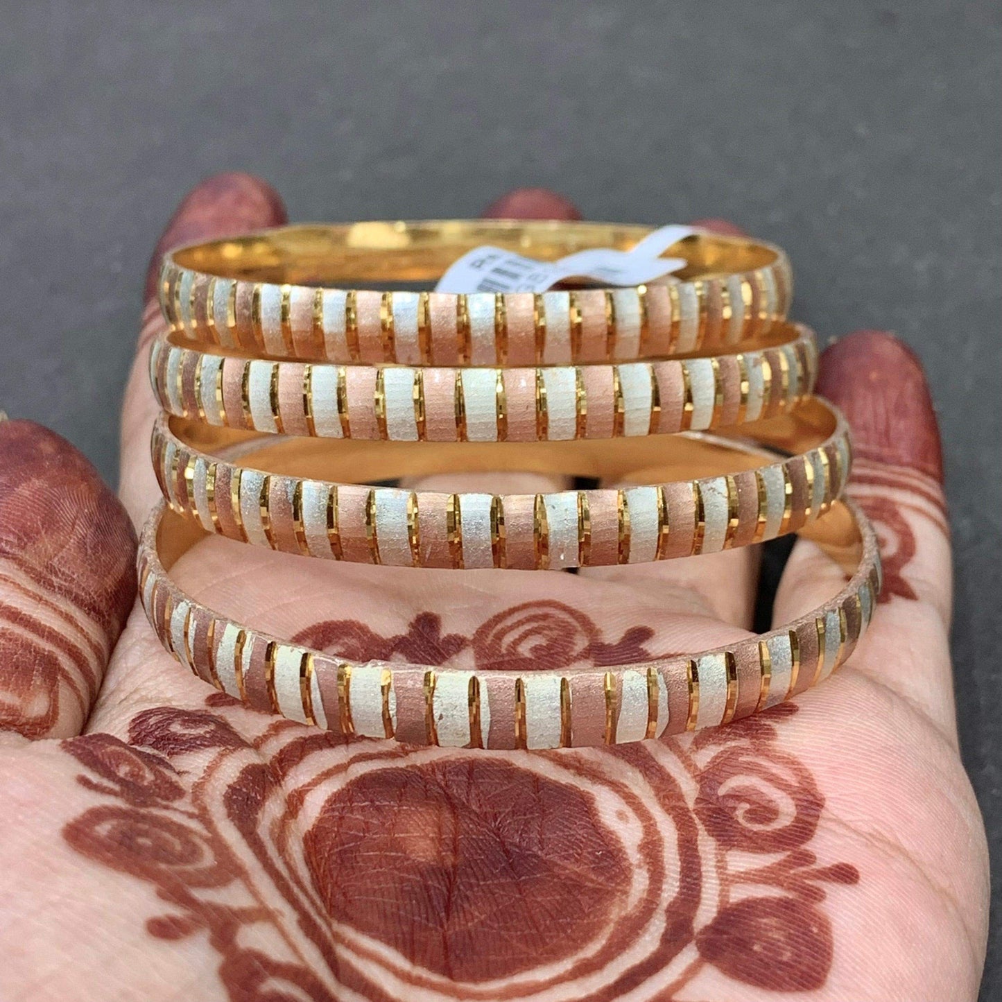 Gold Plated Bangles 634433 - Vijay & Sons