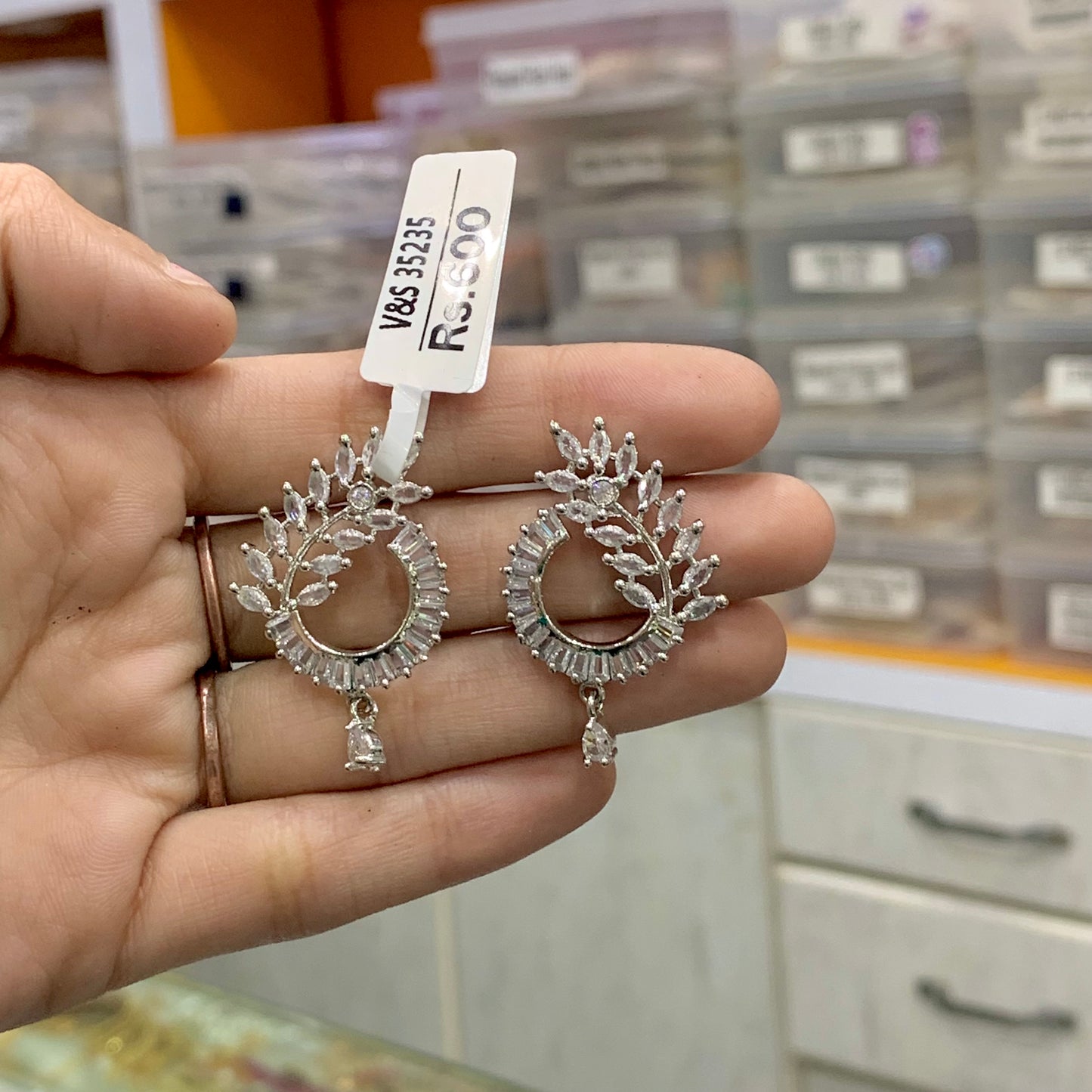 Zircon Earring 46678