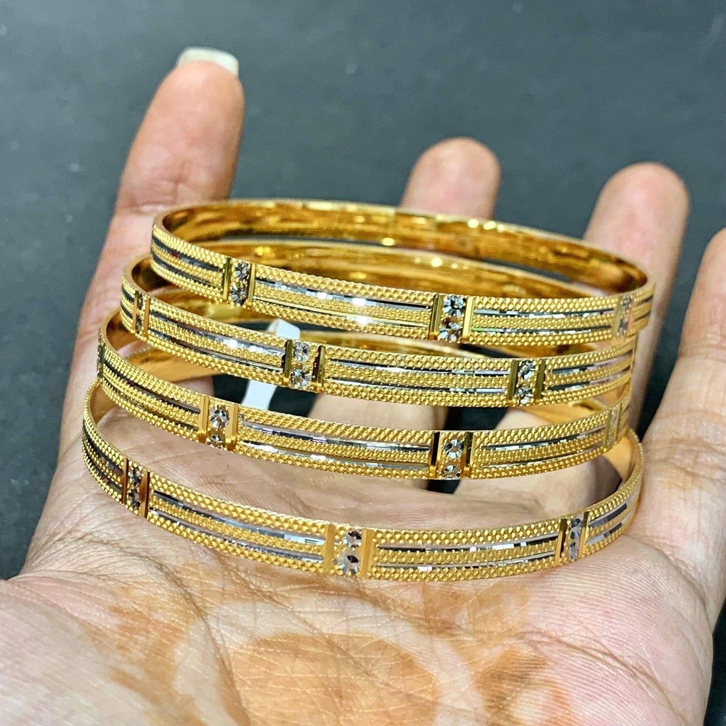 Gold Plated Bangles 6745744 - Vijay & Sons