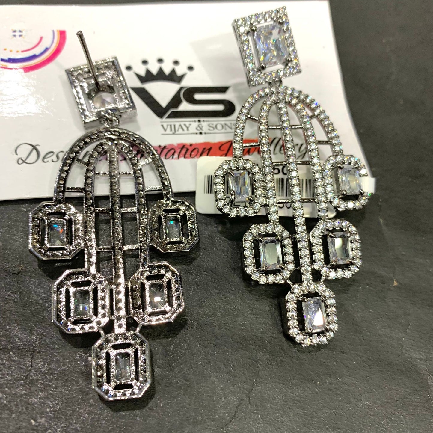 Diamond Earrings 35655