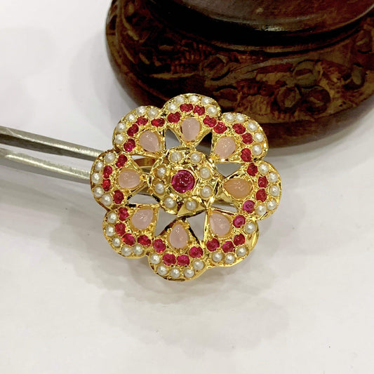 Jadau Ring 815378 - Vijay & Sons