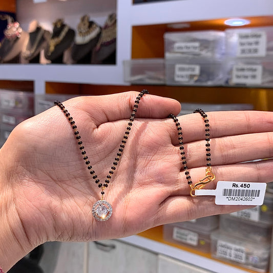 Zircon mangalsutra 56655
