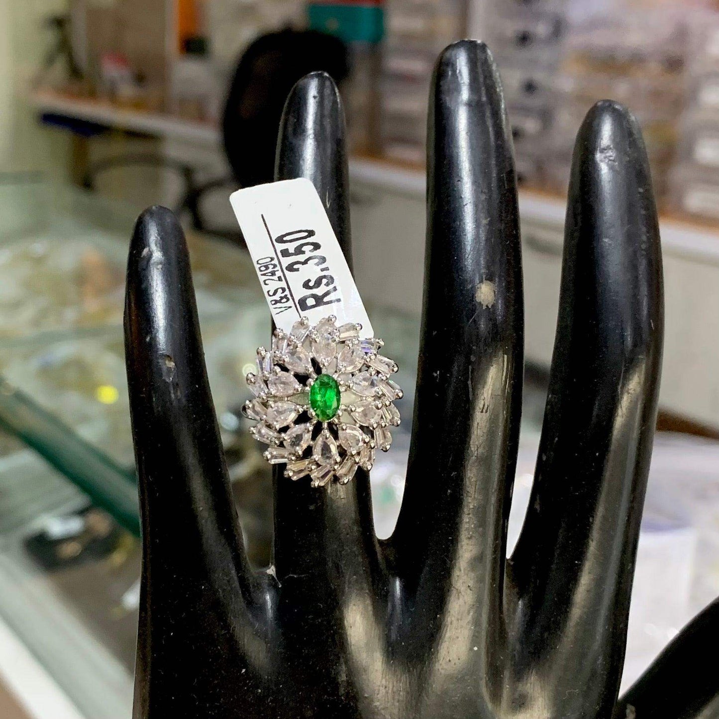 American Zircon Ring 456456 - Vijay & Sons