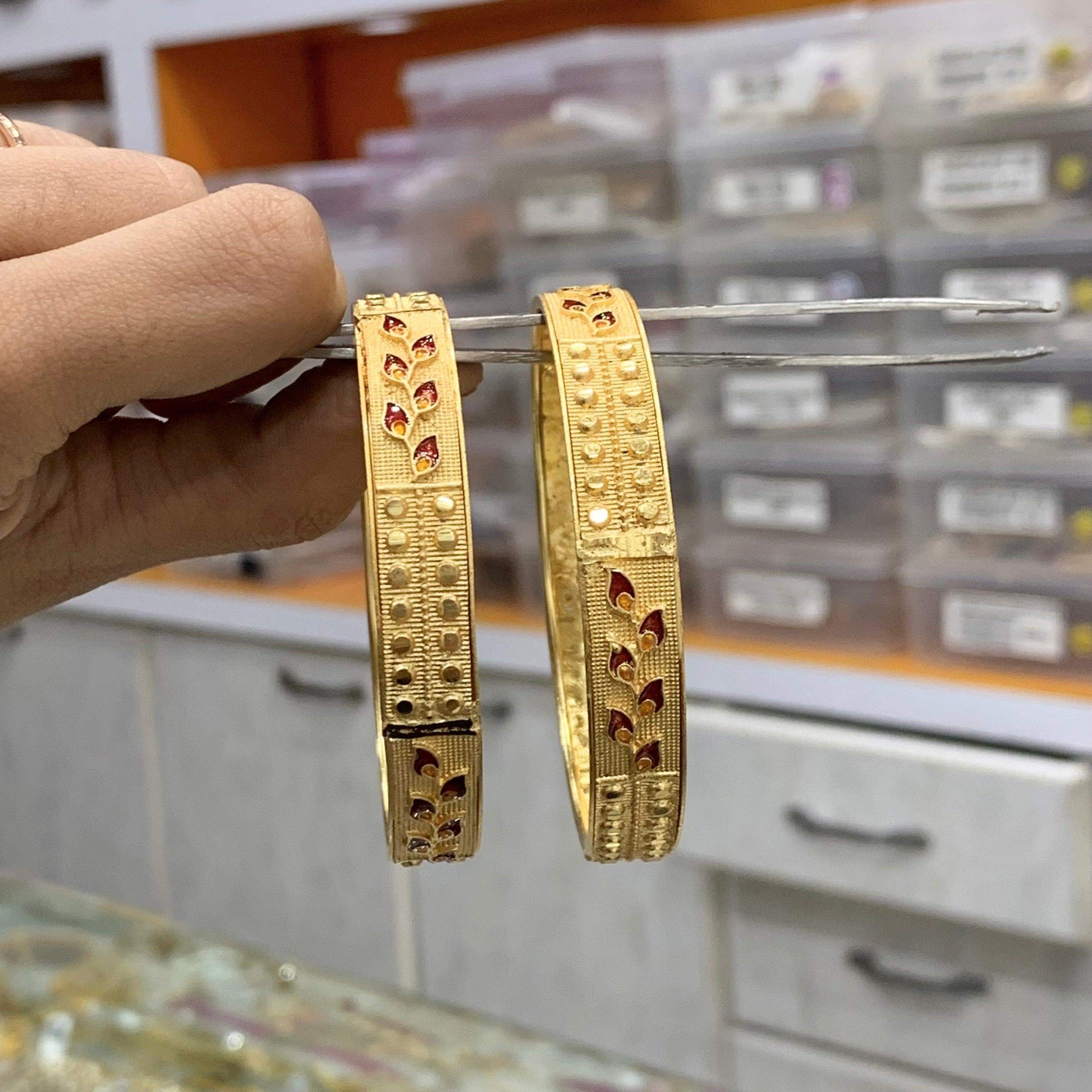 Gold Platted Bangles - Vijay & Sons