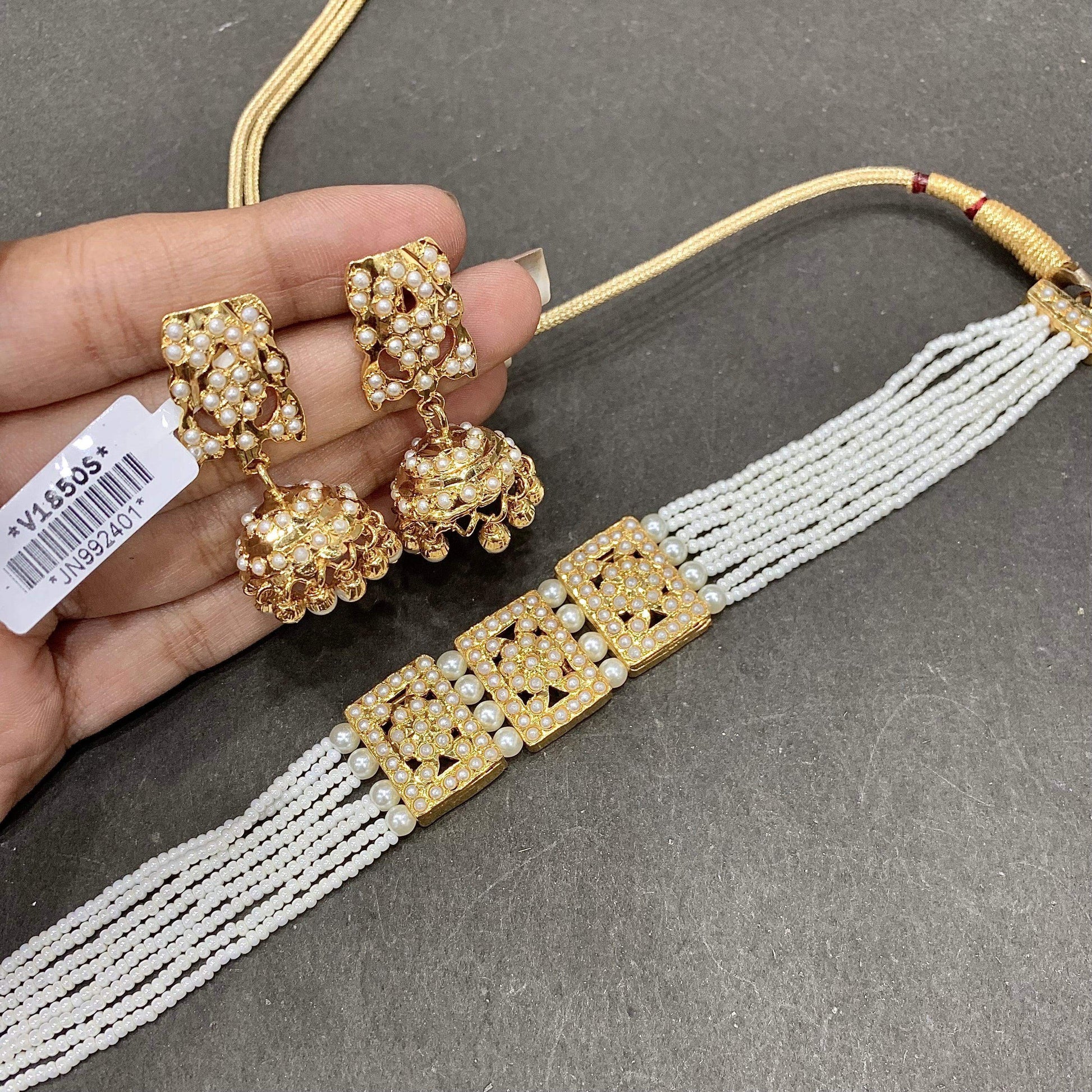 jadau choker 98856656 - Vijay & Sons