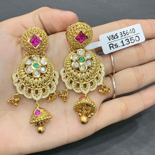 Antique Earrings 357801 - Vijay & Sons
