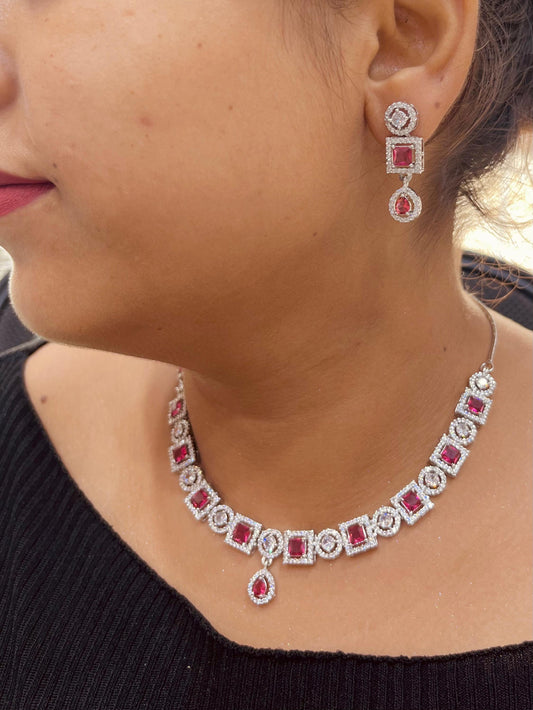 Diamond necklace set 9876294