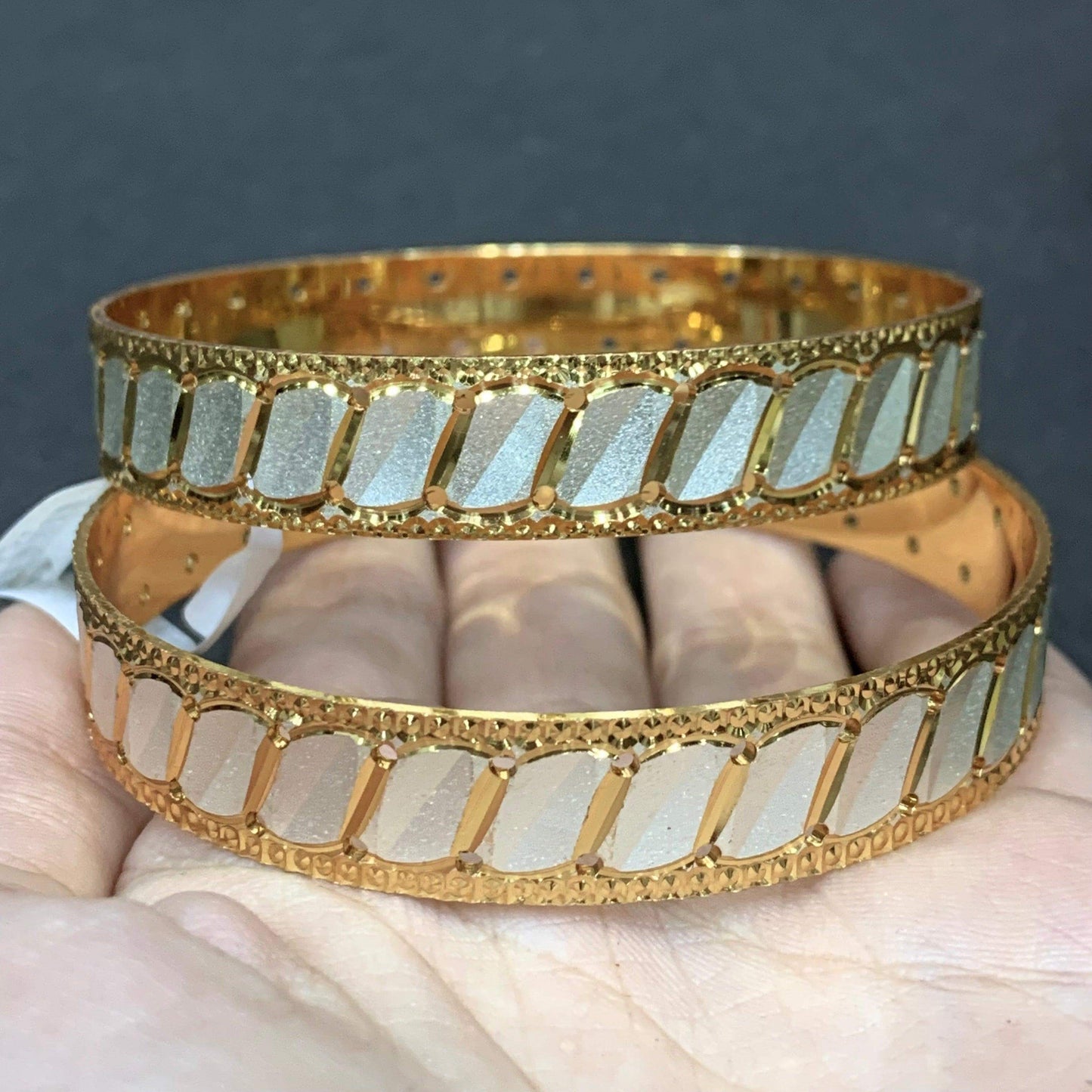 Gold Plated Bangles 626756 - Vijay & Sons