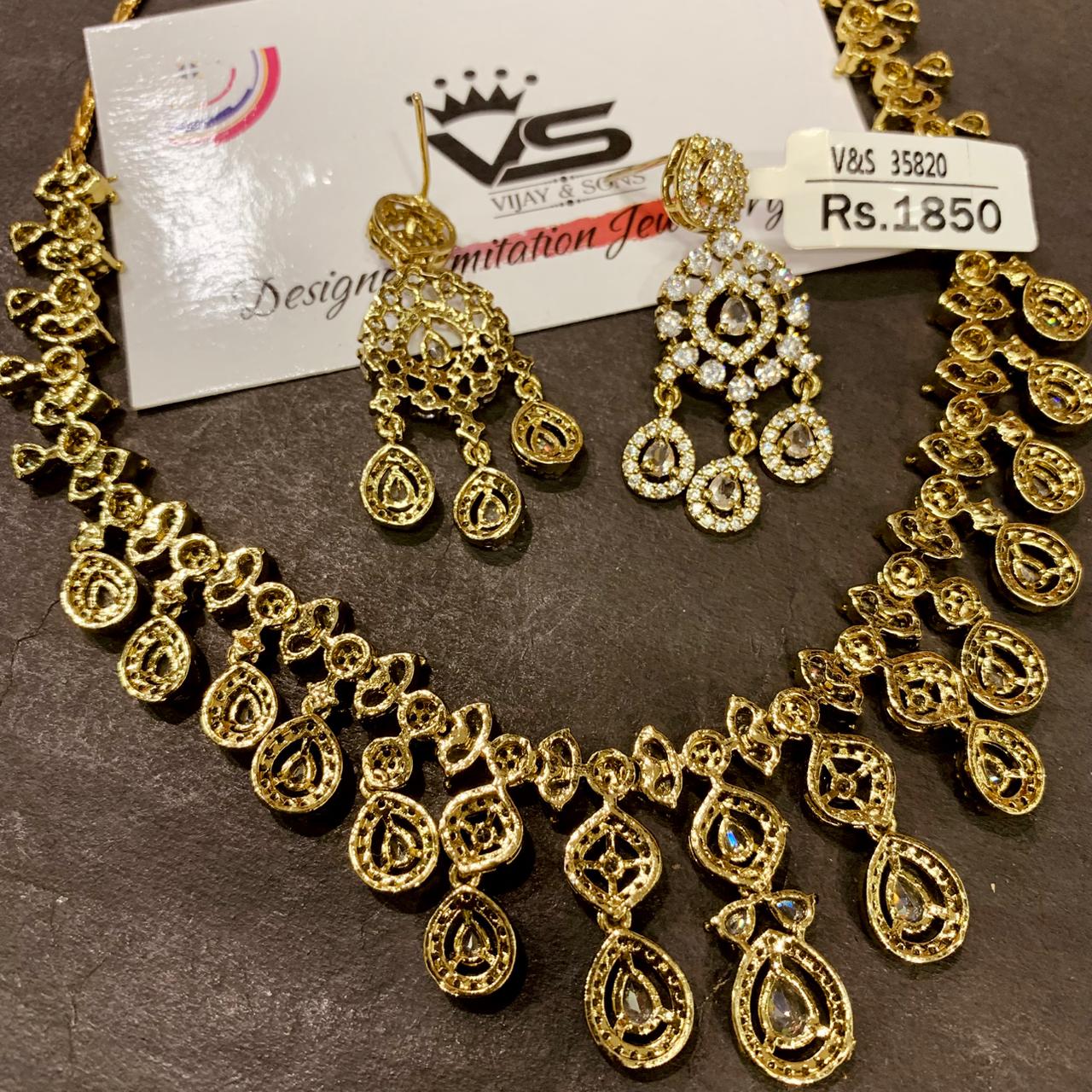 Zircon Necklace set 346363