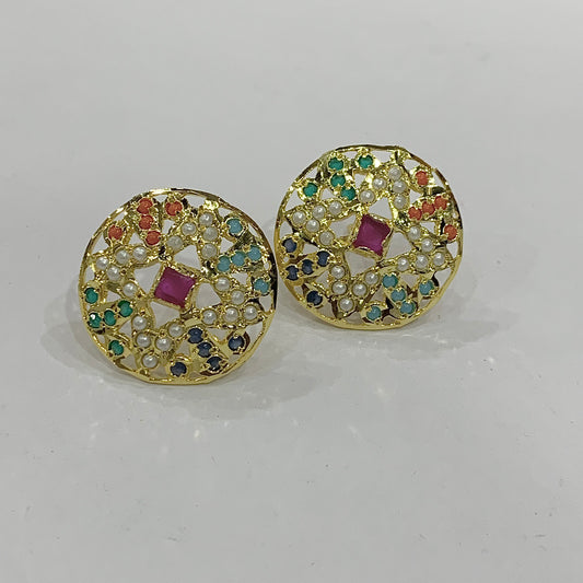 jadau studs 356670 - Vijay & Sons