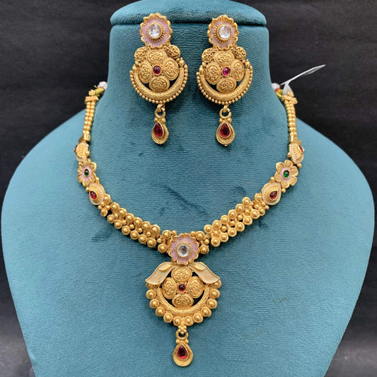 antique necklace set 4654654 - Vijay & Sons