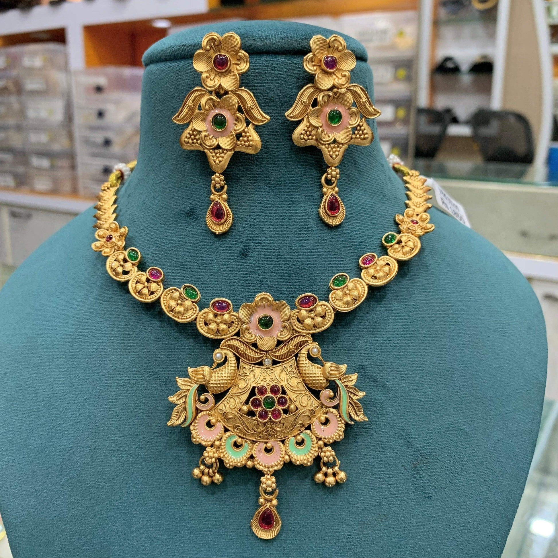 Antique Necklace set 4543646 - Vijay & Sons