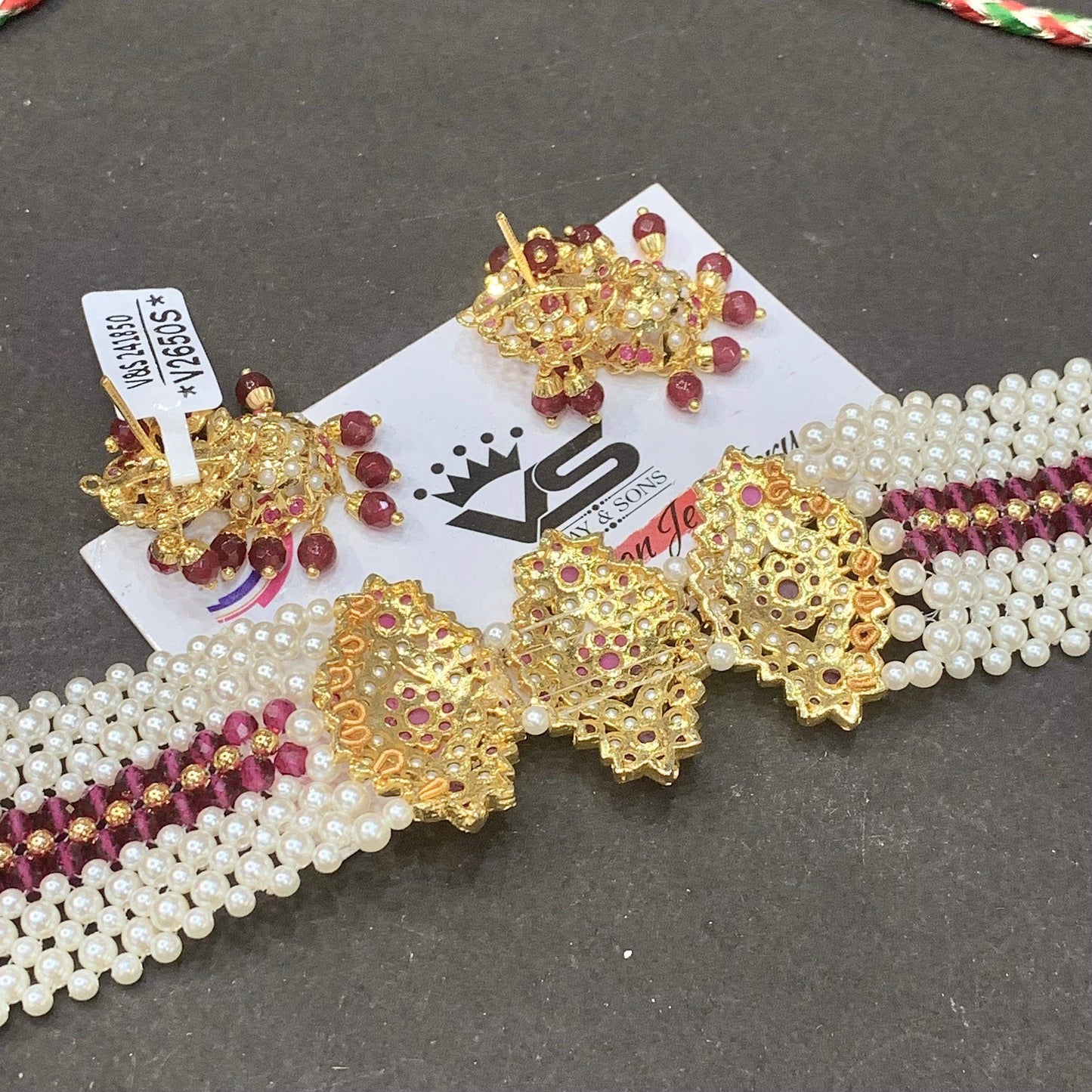 Jadau Necklace 4567433 - Vijay & Sons